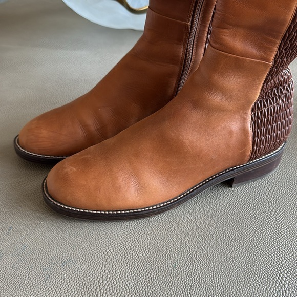 Cole Haan Brown Knee High Boots Size 10 Rounded Toe - Picture 2 of 12